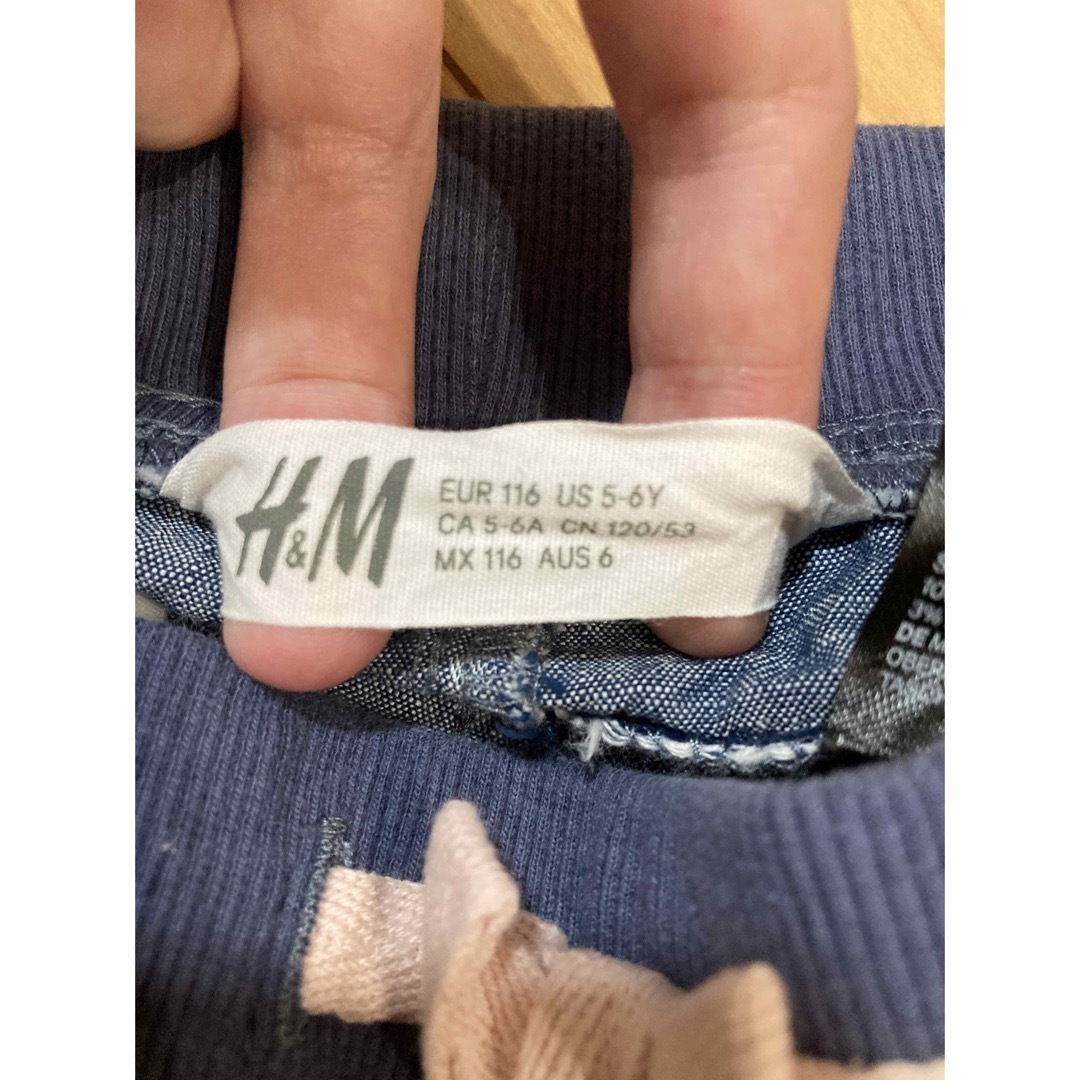 H&M(エイチアンドエム)の⭐︎H&M⭐︎キッズボトム120㎝⭐︎小さいハートのドット柄 キッズ/ベビー/マタニティのキッズ服女の子用(90cm~)(パンツ/スパッツ)の商品写真