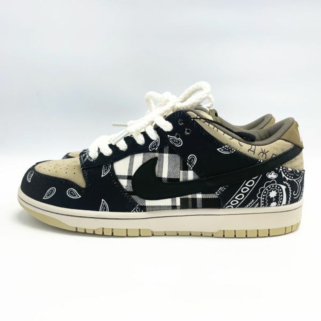 NIKE SB ナイキ SB DUNK LOW トラヴィススコット ペイズリー スニーカー 28.5cm