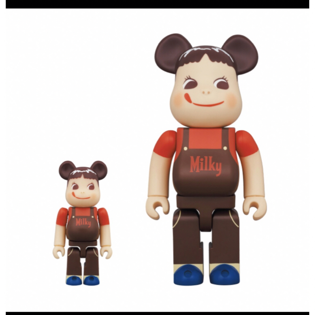 BE@RBRICK ペコちゃん チョコレートミルキー 100% & 400%