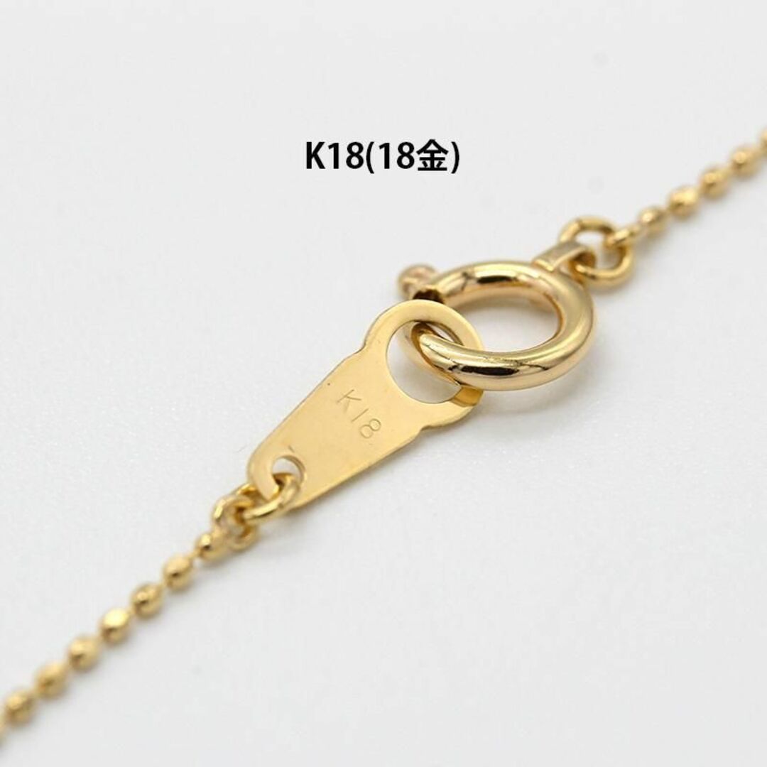 美品 ダイヤモンド ゴールド リバーシブル ネックレス K18 A01777-