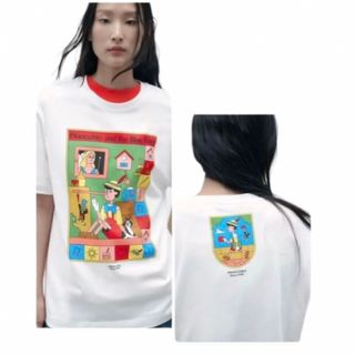 ザラ(ZARA)のZARAピノキオＴシャツ(S)(Tシャツ(半袖/袖なし))