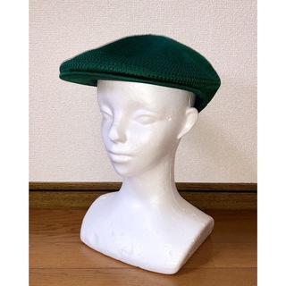 カンゴール(KANGOL)のL 新品 KANGOL トロピック ハンチングキャップ ベレー帽 グリーン 緑(ハンチング/ベレー帽)