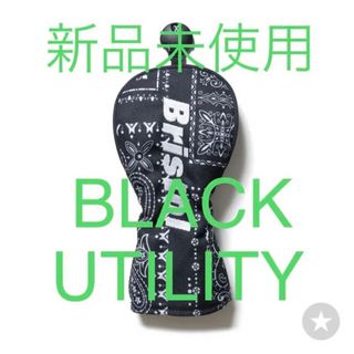 エフシーアールビー(F.C.R.B.)のFCRB UTILITY HEAD COVER  バンダナ ブラック 新品未使用(その他)