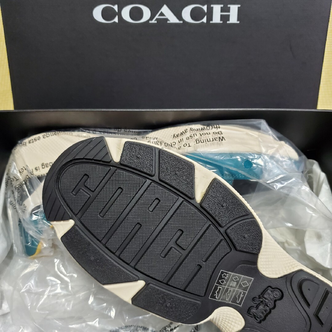 新品 COACH シグネチャー 厚底 スニーカー シューズ コーチ