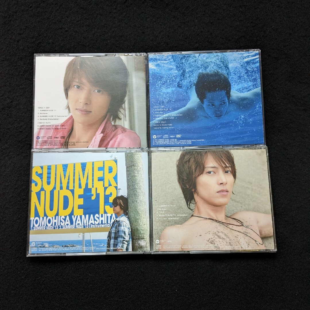 山下智久　SUMMER NUDE 初回限定盤A B C BOX　ステッカー 5