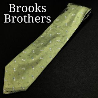 ブルックスブラザース(Brooks Brothers)のブルックスブラザーズ トンボと蝶 グリーン ネクタイ A106-D18(ネクタイ)