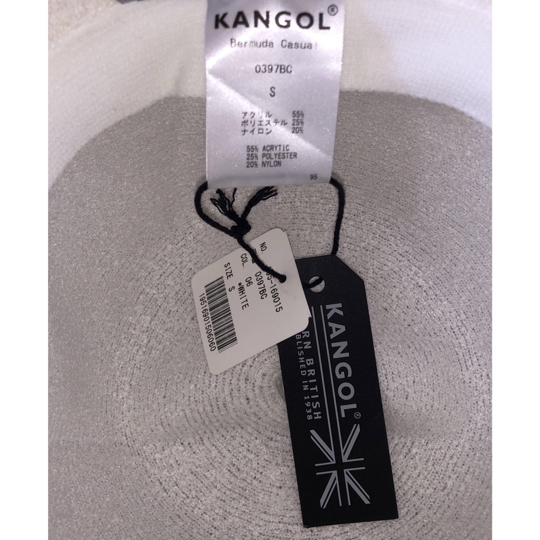 KANGOL(カンゴール)のS 新品 KANGOL メトロハット バケットハット カンゴール ホワイト 白 レディースの帽子(ハット)の商品写真