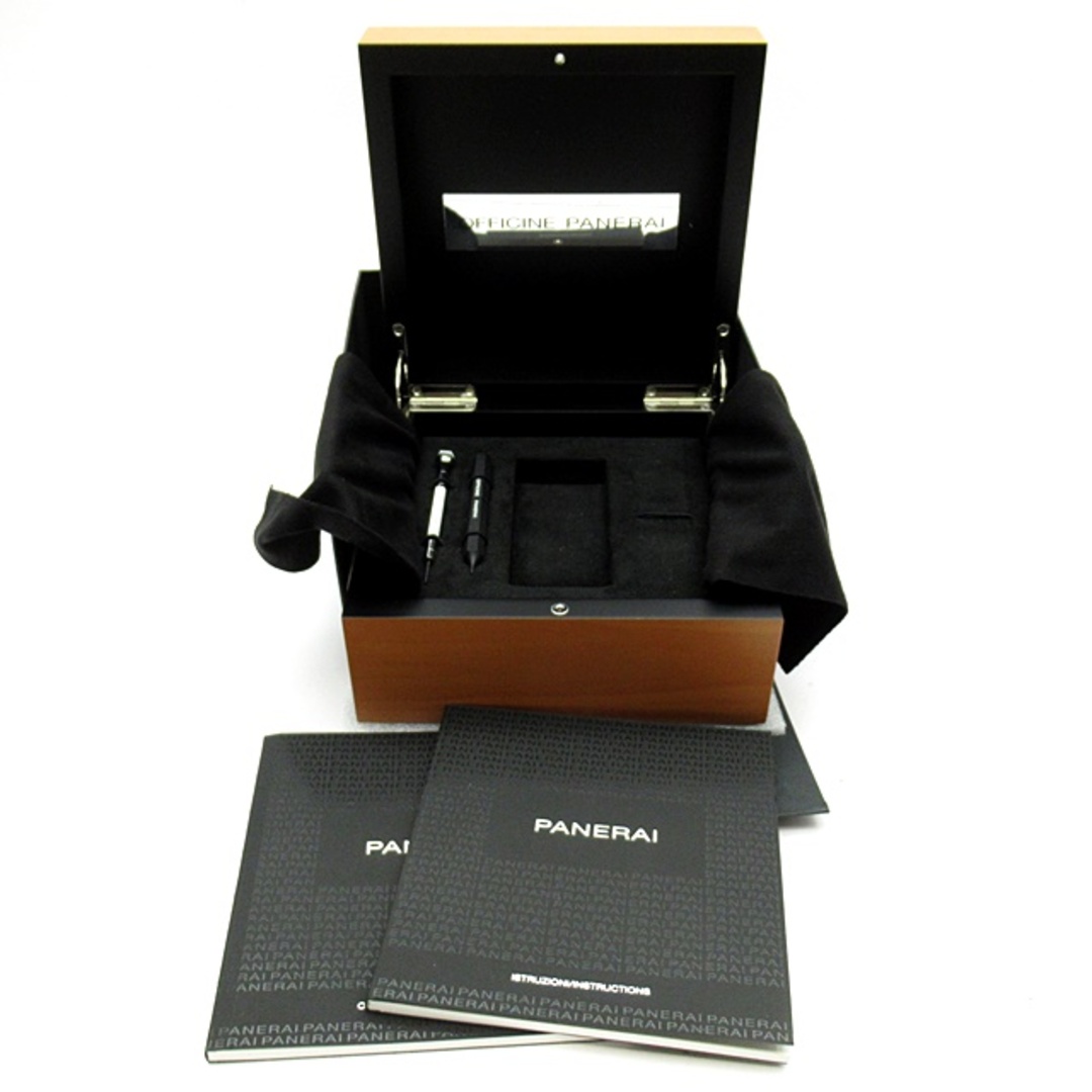 パネライ ルミノール 1950 PCYC レガッタ 3デイズ フライバック チタニオ  PAM00652 箱 保証書 チタン/革 メンズ時計 ブラック 仕上げ済 美品