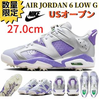 ナイキ(NIKE)の即納 27.0cm NIKE エアジョーダン6 LOW G メタリックパープル(シューズ)