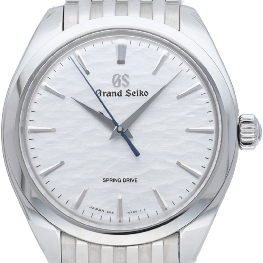 セイコー グランドセイコー スプリングドライブ 手巻 38.5mm 御神渡り エレガンス コレクション Grand Seiko Spring Drive Elegance Collection SBGY013(9R31-0AD0) 箱 保証書 SS メンズ時計 シルバー 美品 【新品】