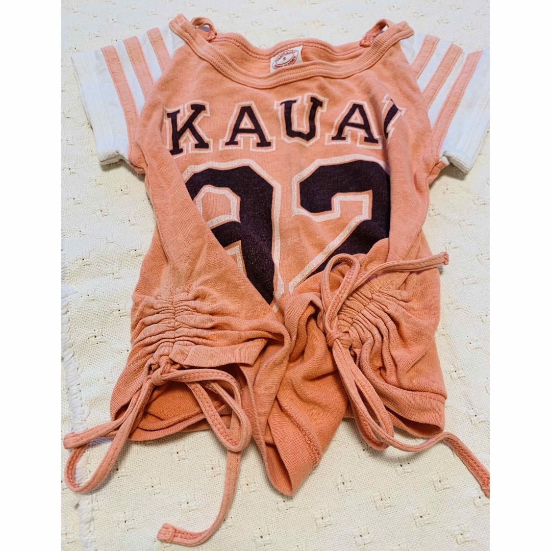 muchacha(ムチャチャ)の複数購入割引◎ムチャチャ◎KAUAI  Tee♪Ｓ90100 キッズ/ベビー/マタニティのキッズ服女の子用(90cm~)(Tシャツ/カットソー)の商品写真