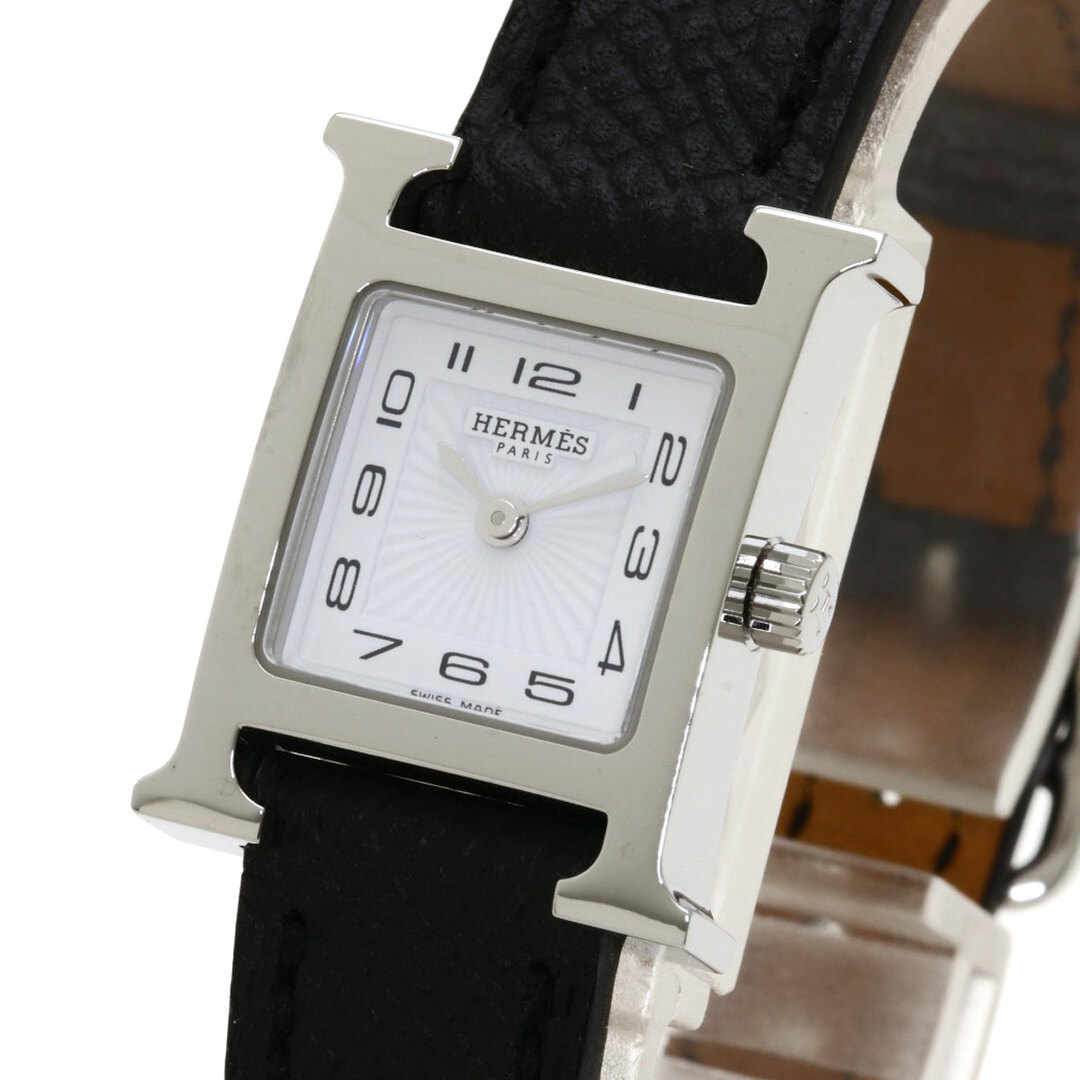 Hermes(エルメス)のHERMES HH1.110 Hウォッチ ミニ 腕時計 SS 革 レディース レディースのファッション小物(腕時計)の商品写真
