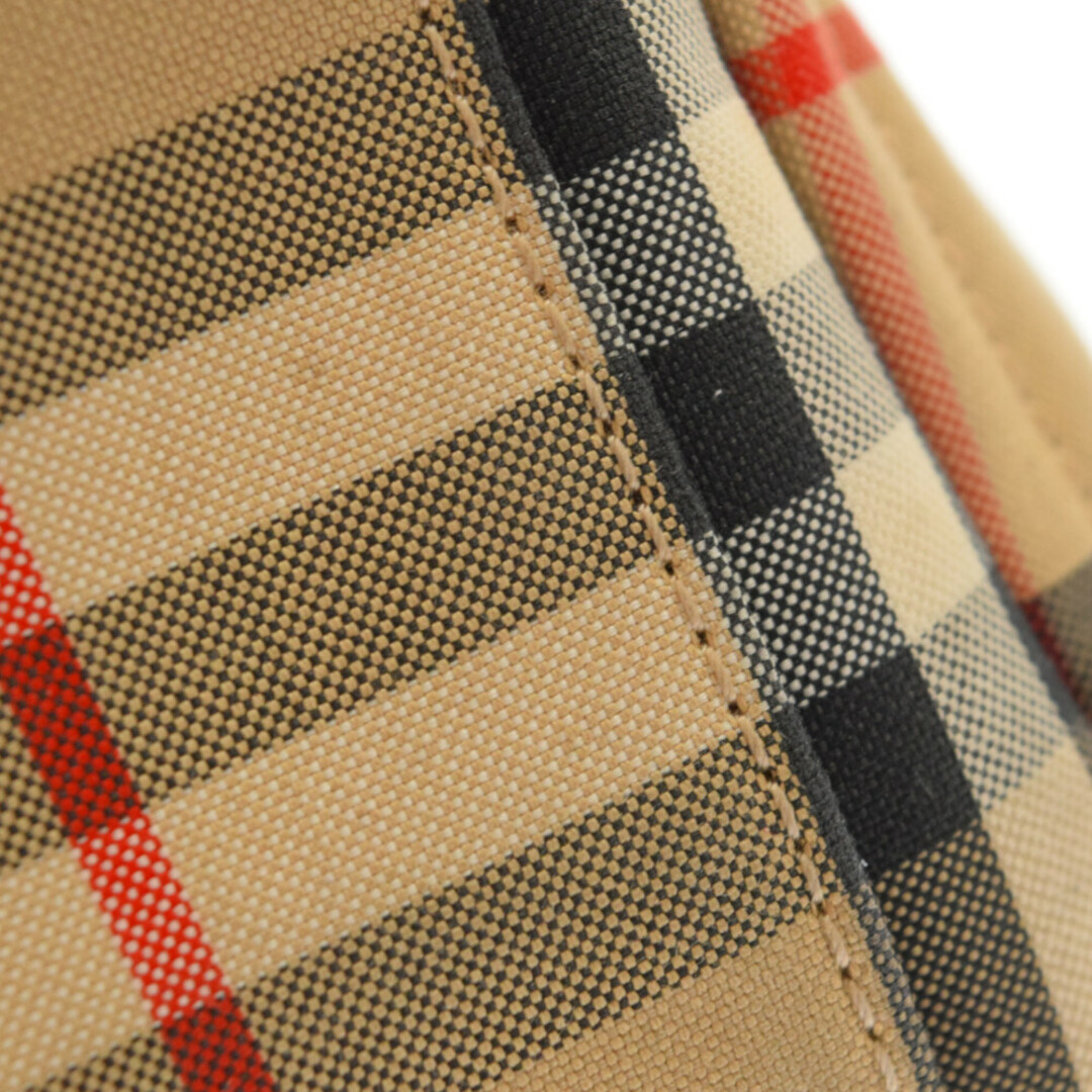 BURBERRY LONDON バーバリーロンドン MINI JETT ヴィンテージチェック ノバチェック バックパックチャーム キーホルダー 鞄 ベージュ 8031061
