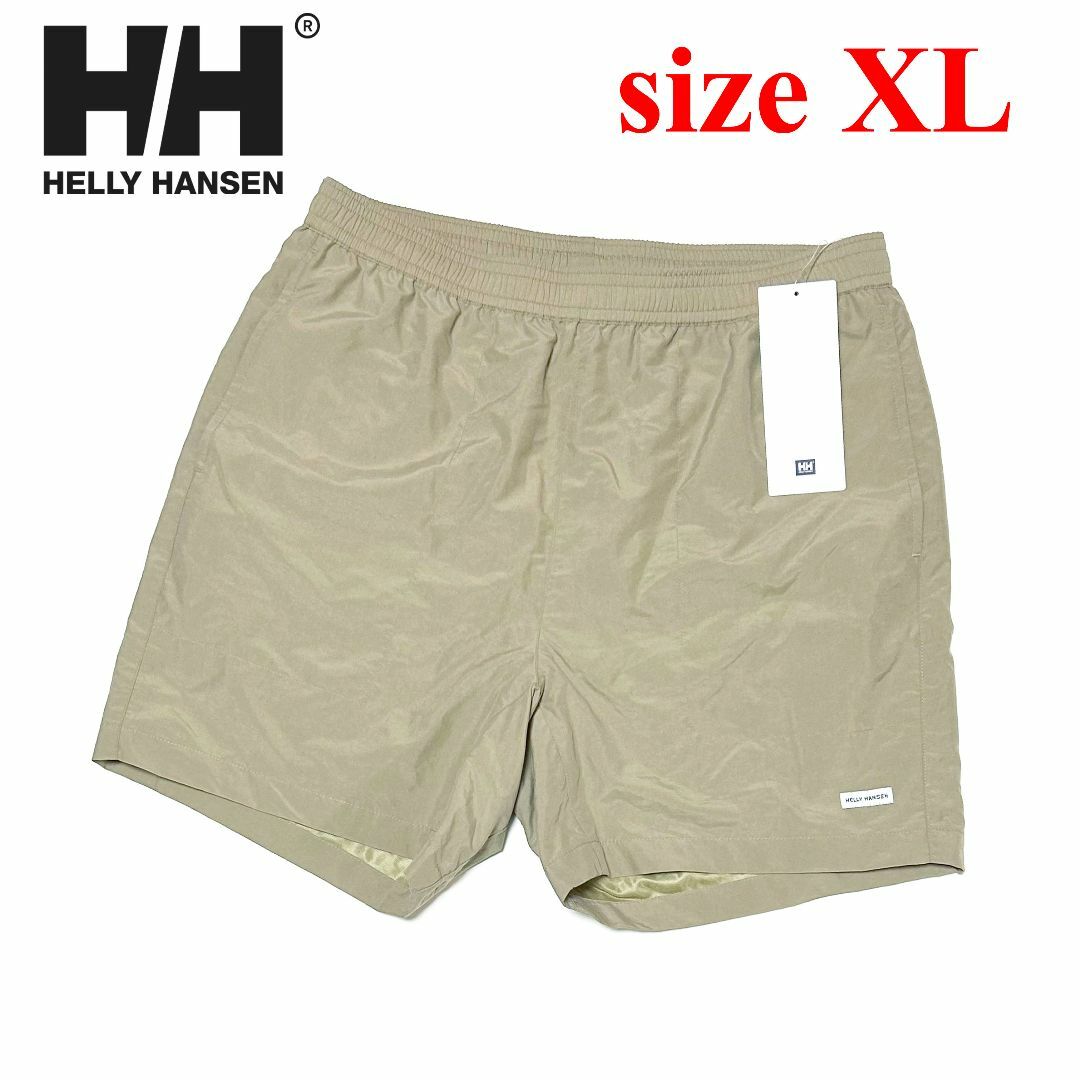 HELLY HANSEN(ヘリーハンセン)の新品　XLサイズ　ヘリーハンセン　イージー ナイロン ショーツ ベージュ メンズのパンツ(ショートパンツ)の商品写真