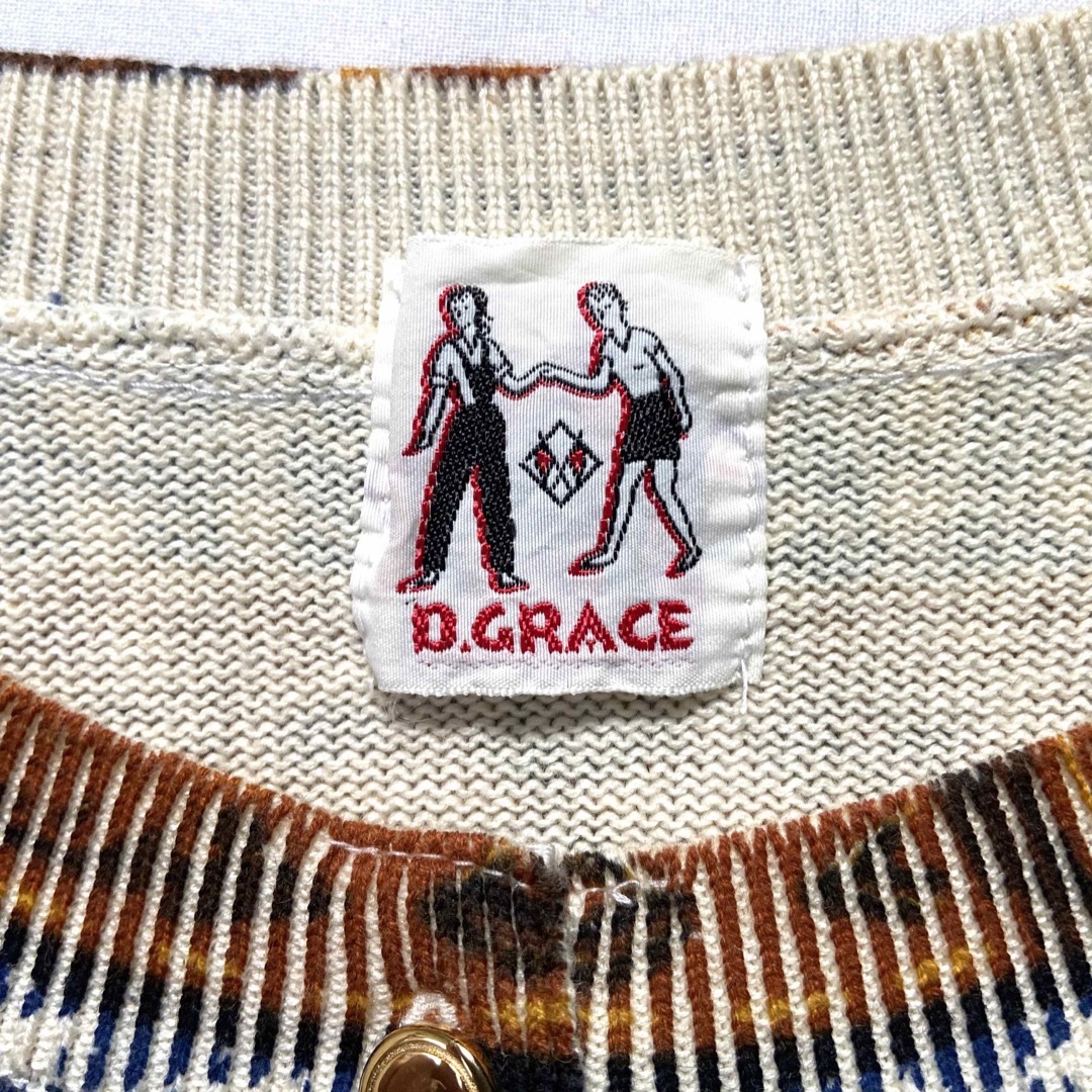 D.GRACE カーディガン 総柄 半袖 DGRACE レディースのトップス(カーディガン)の商品写真