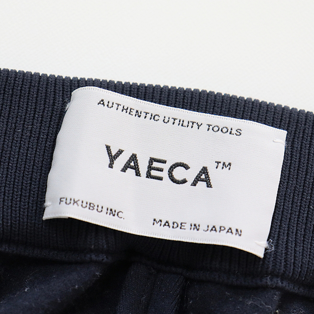 YAECA(ヤエカ)のYAECA ヤエカ ナイロン ジャージ クロップドパンツ M/ネイビー ボトムス【2400013438681】 レディースのパンツ(クロップドパンツ)の商品写真