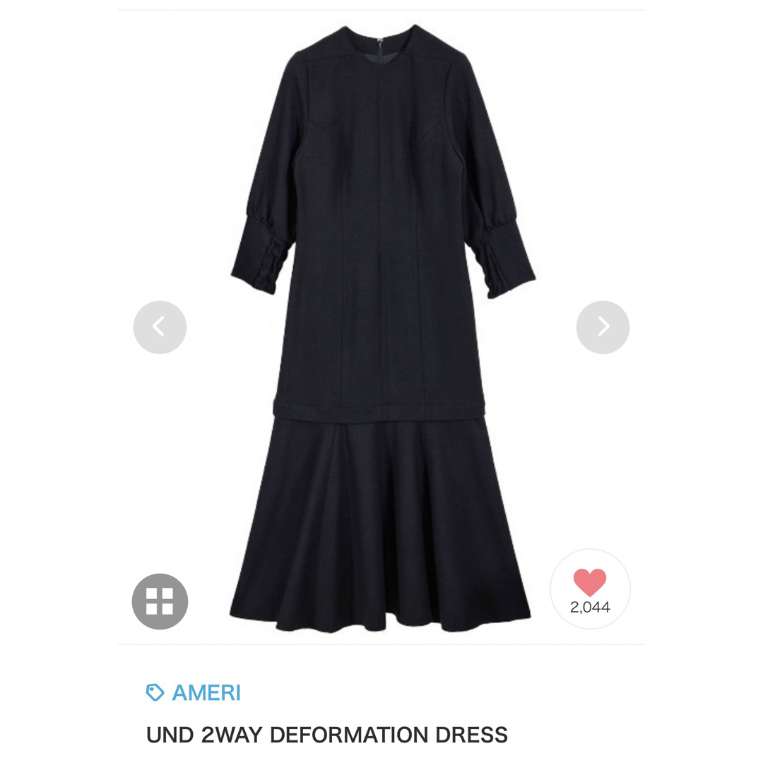 Ameri VINTAGE - Ameri VINTAGE♡UND 2WAY DEFORMATION DRESSの通販 by