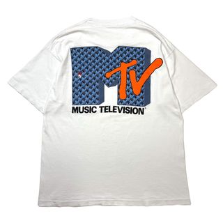 90s MUSIC TEVEVISION MTV Vintage Tee(Tシャツ/カットソー(半袖/袖なし))