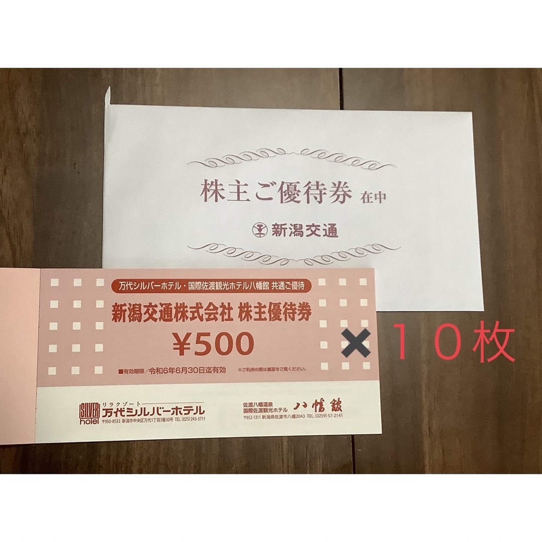 新潟交通(株) 株主優待券 チケットの優待券/割引券(その他)の商品写真