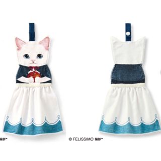 フェリシモ(FELISSIMO)の☆専用☆猫が主役のドレスタオル　白　新品　フェリシモ猫部(タオル/バス用品)