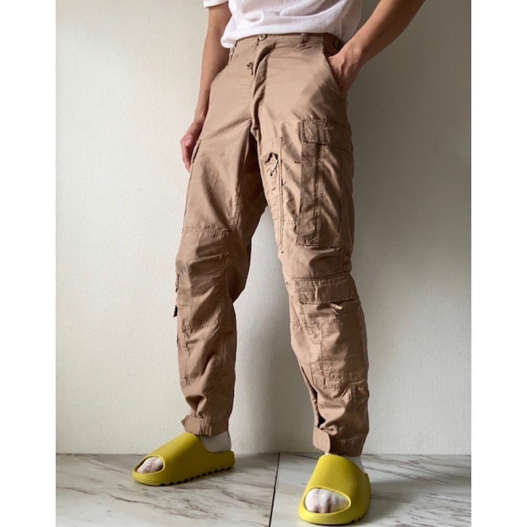 MILITARY - 希少 small/short 米軍 usaf 変形ジップデザインヘリクルー