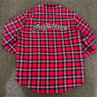 シュプリーム(Supreme)のSupreme Arc Logo Quilted Flannel Shirt(シャツ)