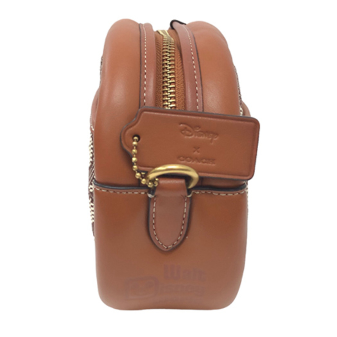 ディズニー×coach ミッキーコラボ フルレザー ショルダーバッグ ディズニー×coach ミッキーコラボ フルレザー ショルダーバッグ