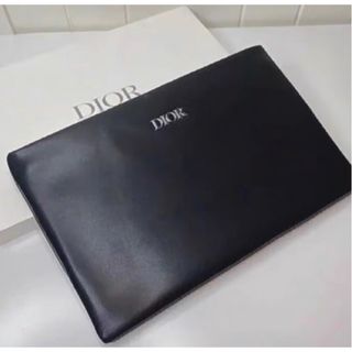 クリスチャンディオール(Christian Dior)のディオール  正規ノベルティ レザーポーチ　2022新品　千鳥格子 (ポーチ)