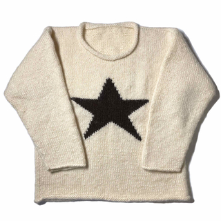 希少 Vintage Ecuador Roll Neck Star Knit(ニット/セーター)