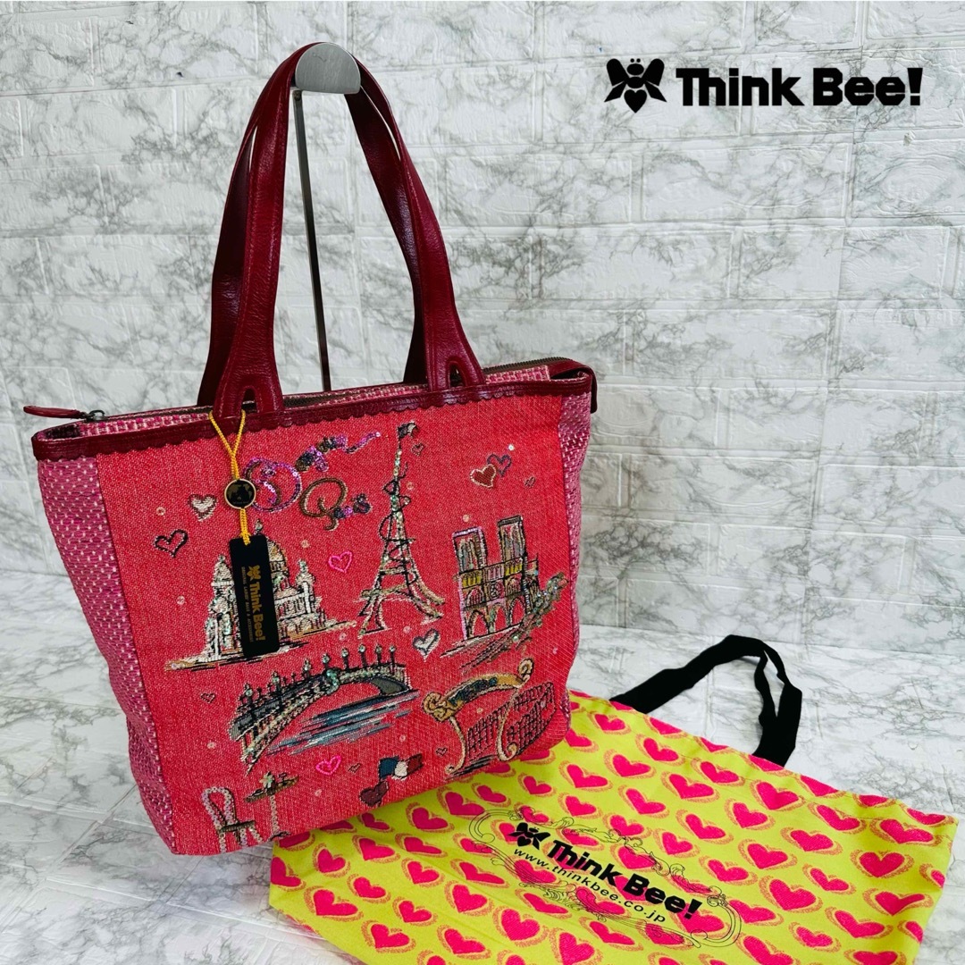 お値下げいたします♡新品未使用☆Think☆Beeトートバッグ