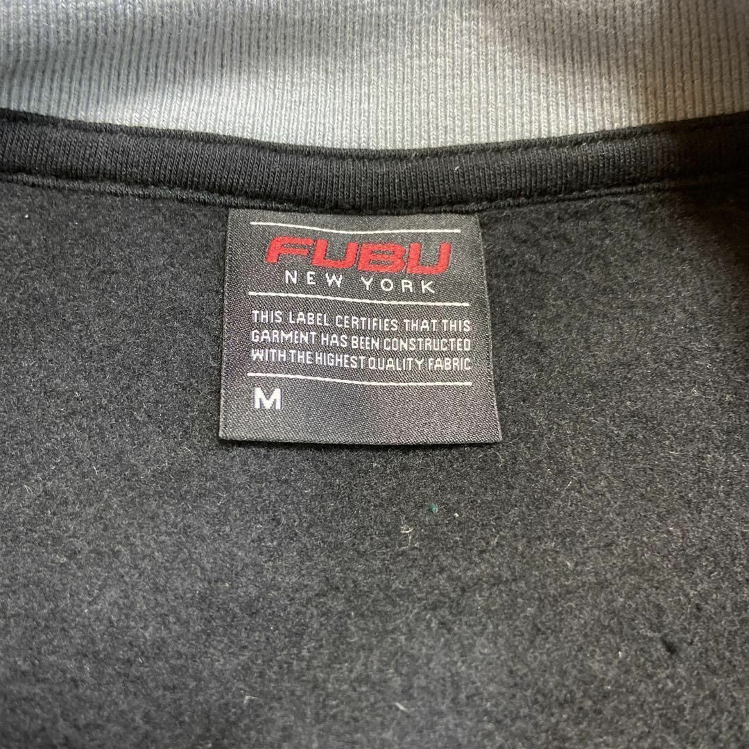 FUBU - 【リンガーネック、ビッグ刺繍ロゴ】FUBUスウェット古着ヒップ