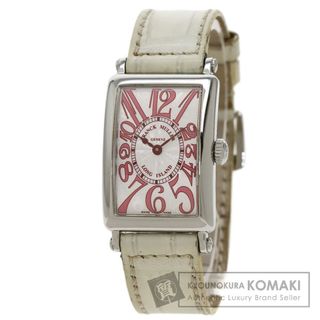 フランクミュラー(FRANCK MULLER)のFRANCK MULLER 902QZJ ロングアイランド 日本限定 腕時計 SS クロコダイル レディース(腕時計)