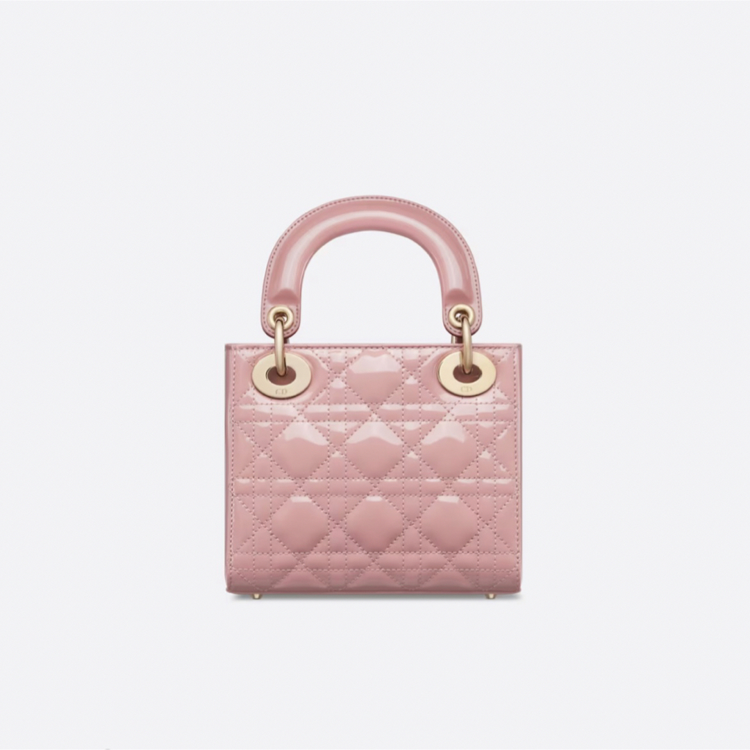 Christian Dior(クリスチャンディオール)の新品 定価以下 LADY DIOR ミニバッグ アンティークピンク ピンク レディースのバッグ(ショルダーバッグ)の商品写真