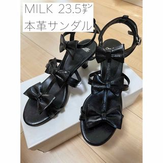 ミルク(MILK)のMILK トリプルリボンサンダル(サンダル)