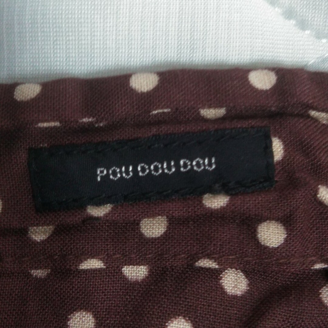 POU DOU DOU(プードゥドゥ)のPOUDOUDOU  スカート　ドット柄　レトロ　リボン レディースのスカート(ひざ丈スカート)の商品写真