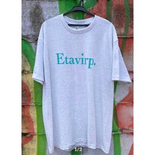 ワンエルディーケーセレクト(1LDK SELECT)の⬛︎ 新品 【 XL 】 Etavirp Logo Tee Ash Aqua(Tシャツ/カットソー(半袖/袖なし))