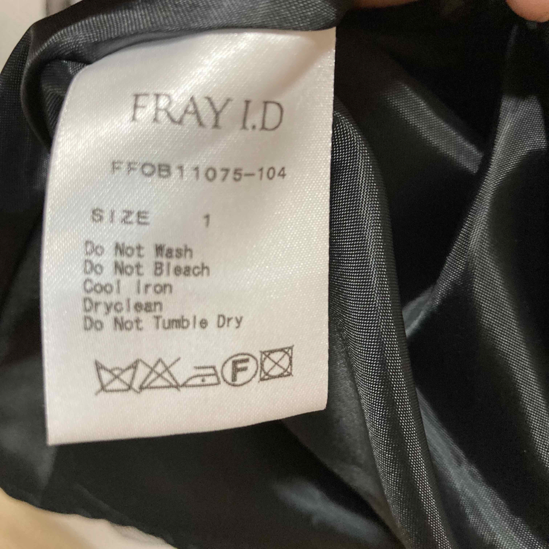 FRAY I.D(フレイアイディー)のFRAY I.D（フレイアイディ）チョコ色ギンガムチェックワンピース レディースのワンピース(ひざ丈ワンピース)の商品写真