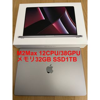 マック(Mac (Apple))の美品！M2Max MacBookPro 16"32GB/1TB MNWA3J/A(ノートPC)