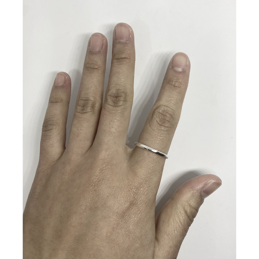 マリッジプレーン SILVER925甲丸シルバー銀指輪シンプル　婚約指輪25号い メンズのアクセサリー(リング(指輪))の商品写真