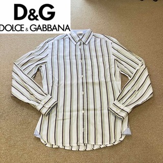 ドルチェ＆ガッバーナ イタリア製 Dolce&Gabbana シャツ ストライプ