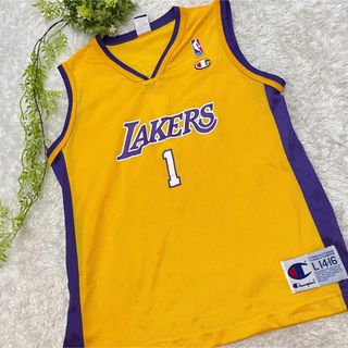 チャンピオン(Champion)の希少 NBA Lakers レイカーズ  SOKY ゲームシャツ ユニフォーム(Tシャツ/カットソー(半袖/袖なし))