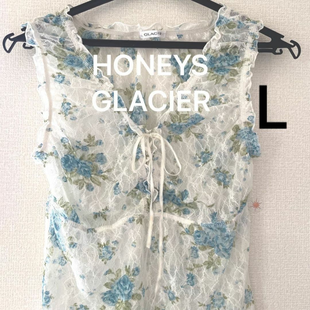 処分。GLACIER ネイビー　タンクトップ