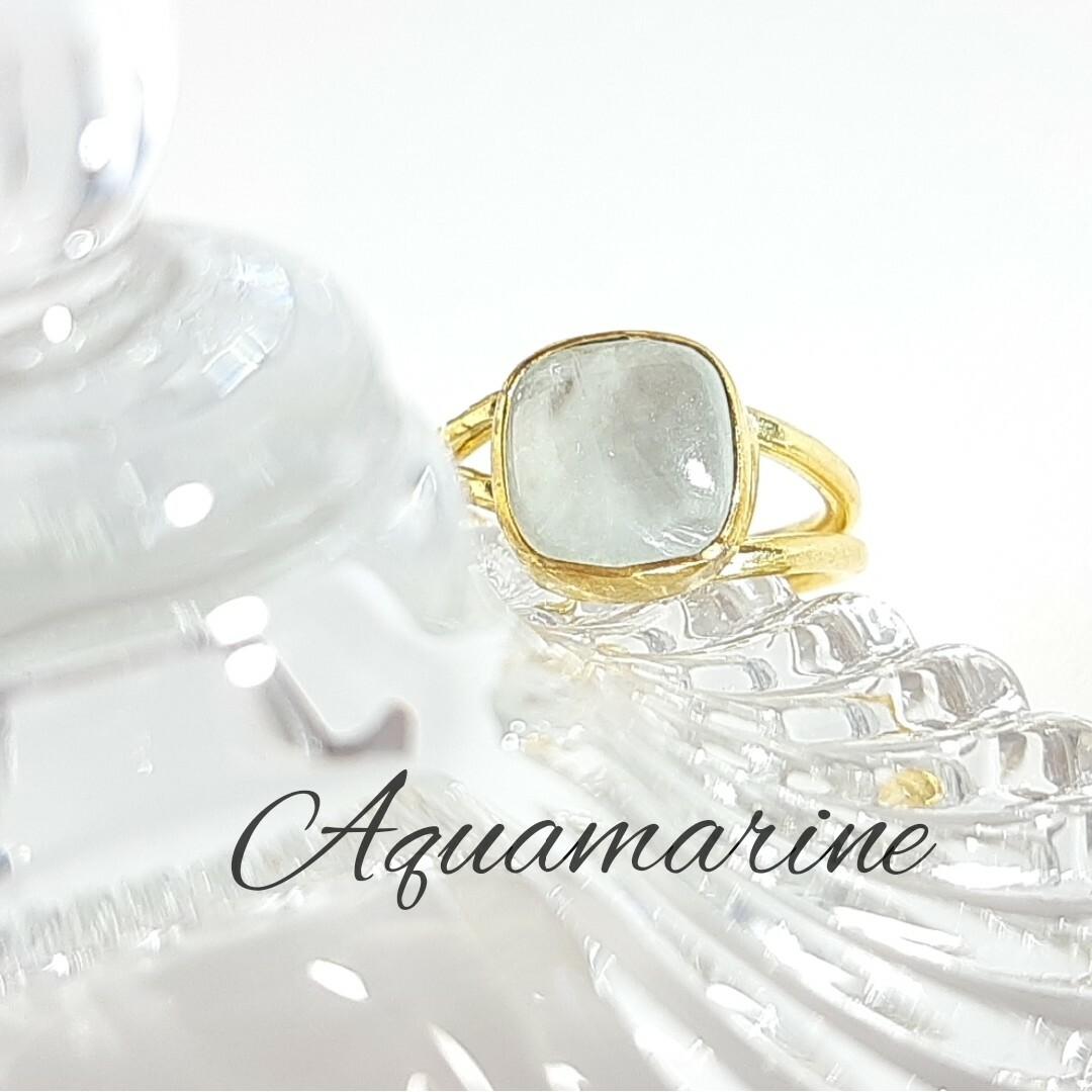 最新作☆『Aquamarine』の世界でひとつの天然石リング
