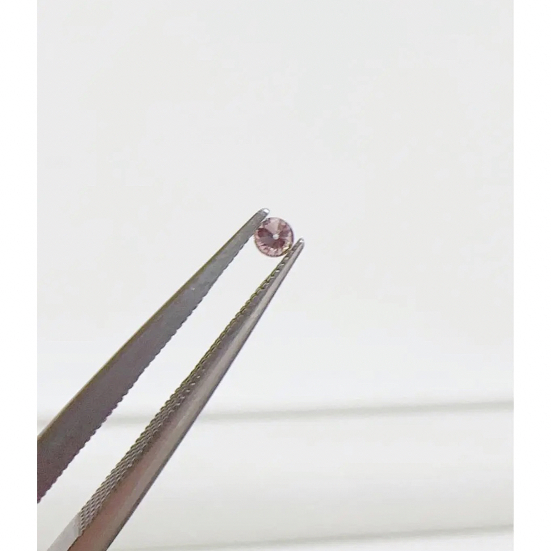 ピンクダイヤモンド ルース 裸石 0.035ct メレ ソーティング 中央宝石-