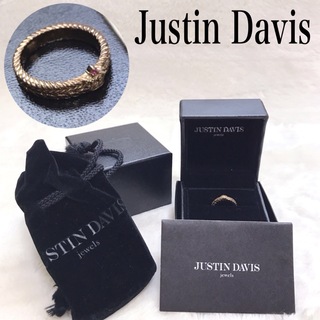 ジャスティンデイビス(Justin Davis)の JUSTIN DAVIS ジャスティンデイビス ヴォヤージャーリング ルビー (リング(指輪))