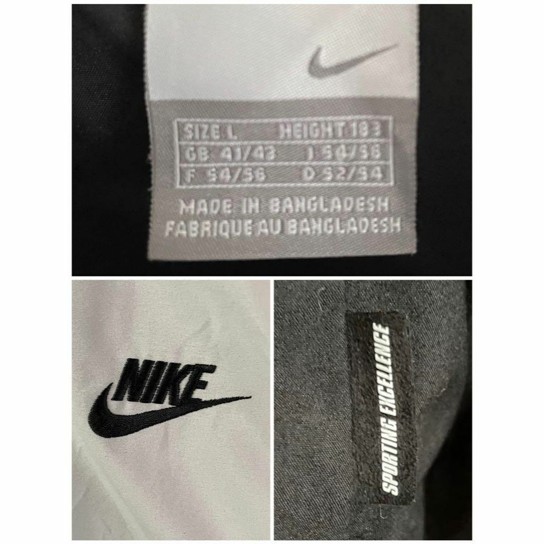 レビュー高評価の商品 NIKE - NIKE ナイキ ナイロンジャケット 刺繍ロゴ ブラック ジャケット・アウター