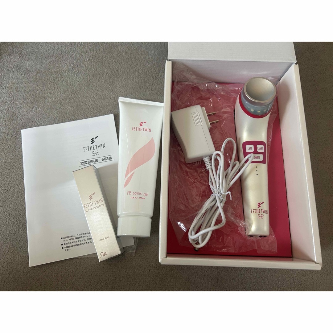 GINGER掲載商品】 エステツインSE美顔器、ソニックジェル、VM GINGER掲載商品】 エステツインSE美顔器、ソニックジェル、VM