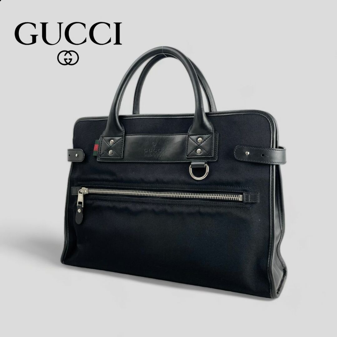超歓迎 ビシッと決めて❗金額確定❗GUCCIブリーフケースシェリーライン