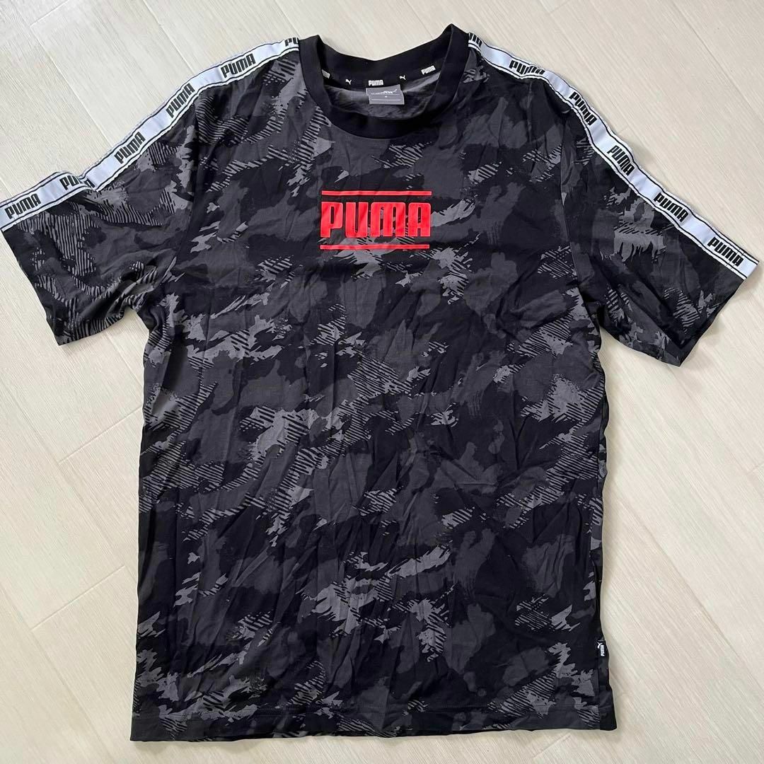 PUMA(プーマ)のプーマ　半袖　迷彩柄　Tシャツ　メンズMサイズ　スポーツウェア　ジムウェア メンズのトップス(Tシャツ/カットソー(半袖/袖なし))の商品写真