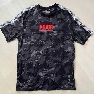 プーマ(PUMA)のプーマ　半袖　迷彩柄　Tシャツ　メンズMサイズ　スポーツウェア　ジムウェア(Tシャツ/カットソー(半袖/袖なし))